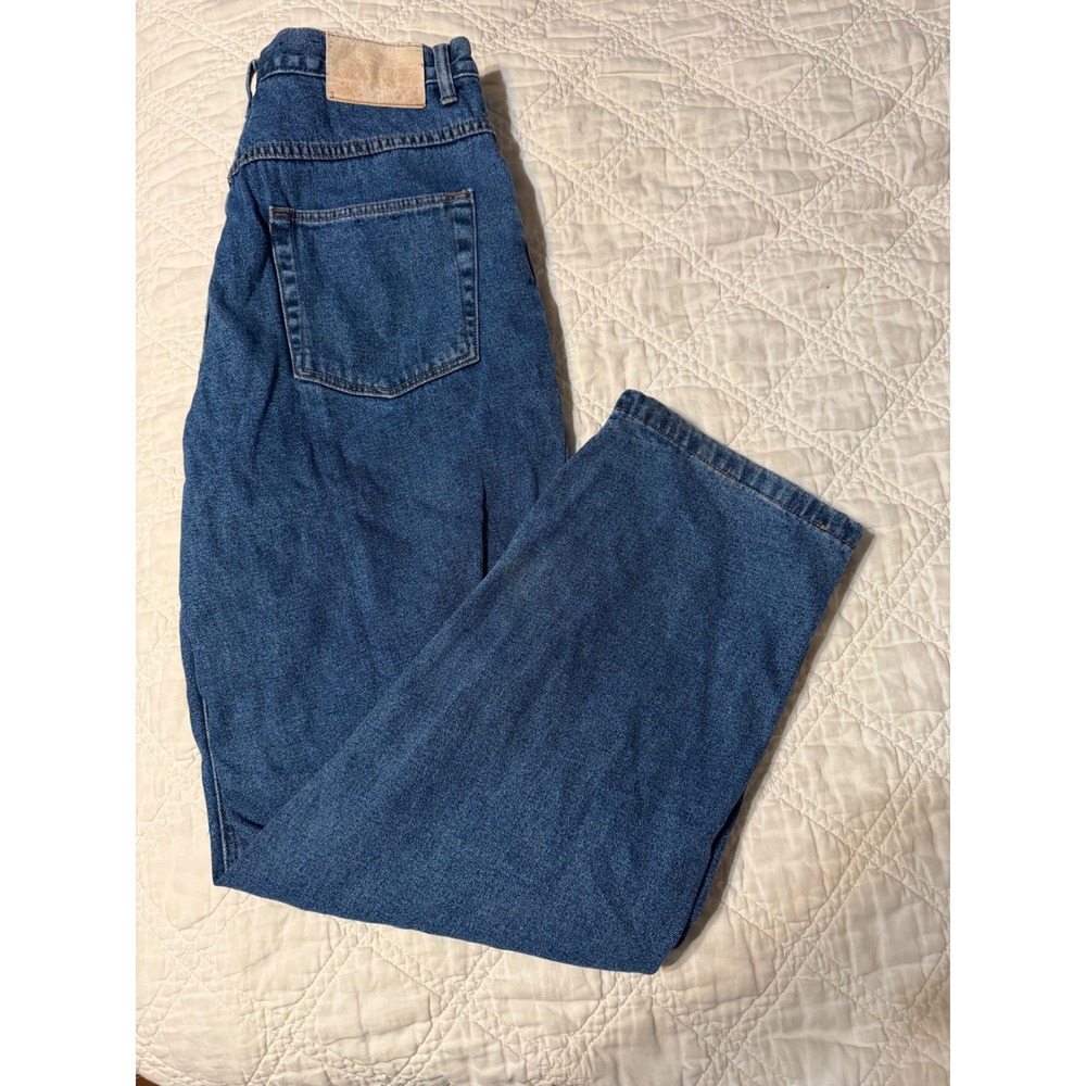 Moose creek flannel lined Relaxed men 38 x 34 Straight Jean Medium Wash Blue